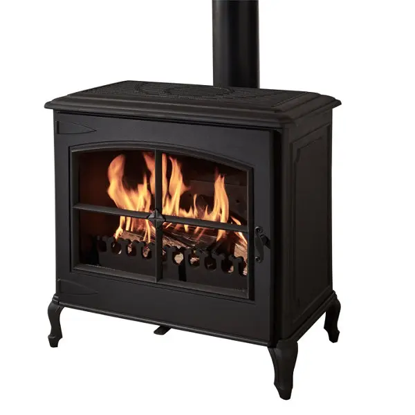 Poêle à bois "Rustica" anthracite - 10 kW