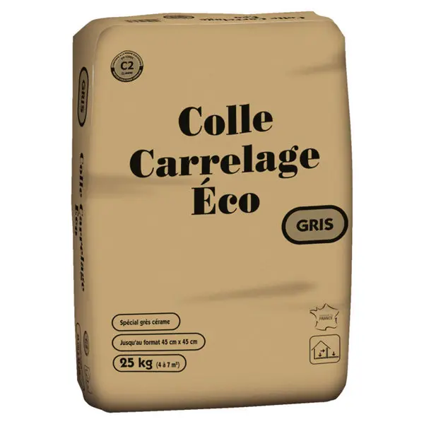 Mortier colle flex éco C2 - 25 kg