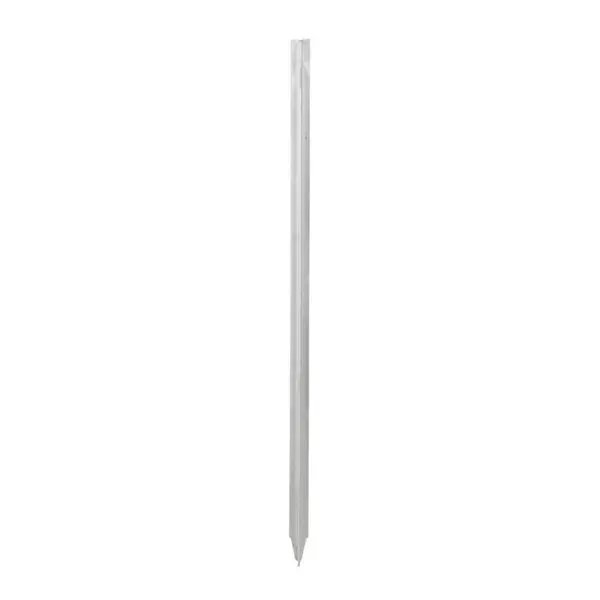 Poteau T en acier galvanisé vert H.0,75 m - Section 30 x 30 mm
