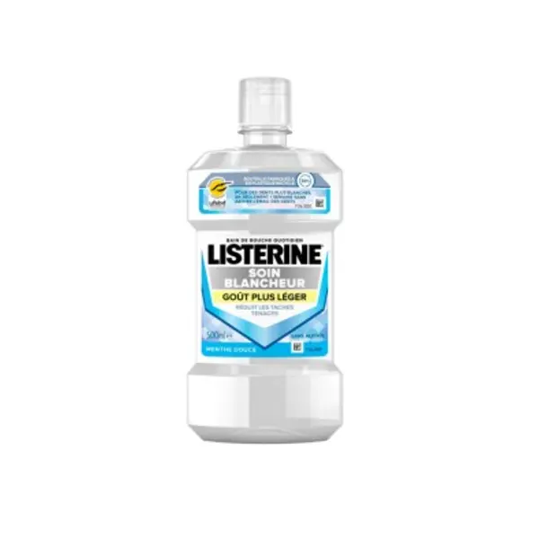 Listerine bain de bouche soin blancheur 500ml