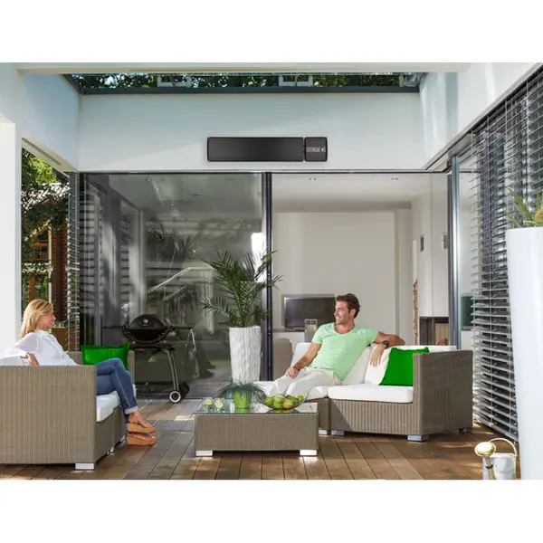 Chauffage de terrasse électrique Hermes 1500 W PRACTO GARDEN