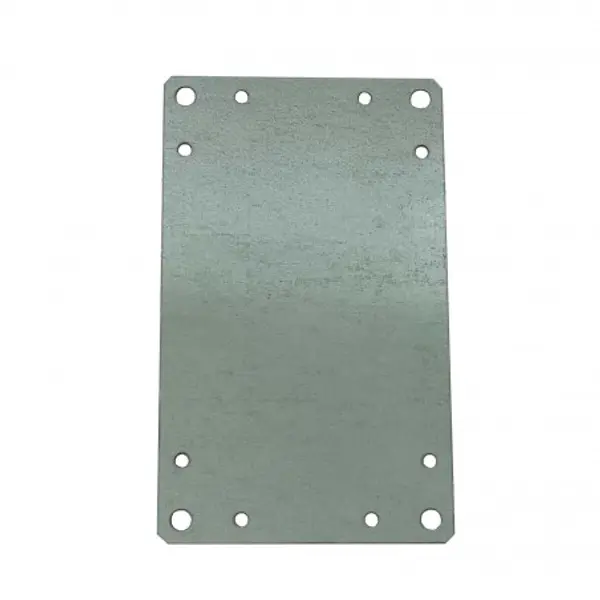 Plaque de montage tole électrozinguée pour coffret polyester Aria 32 - 315x215