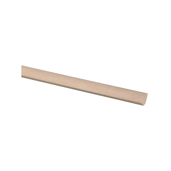 Moulure quart de rond en marupa clair 270 x 1,6 x 1,6 cm