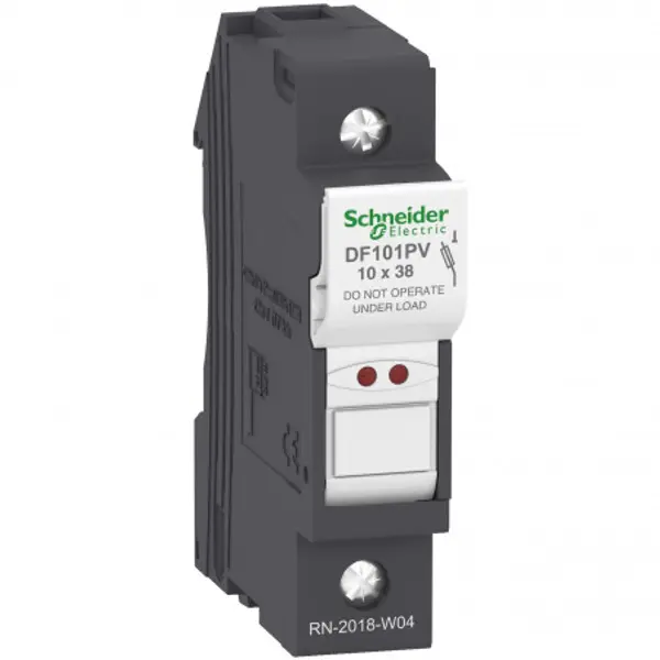 DF101PV Porte fusible 1000Vdc 32A - 1P - pour fusibles 10x38mm - Schneider Electric TeSys DF LS1 Gk