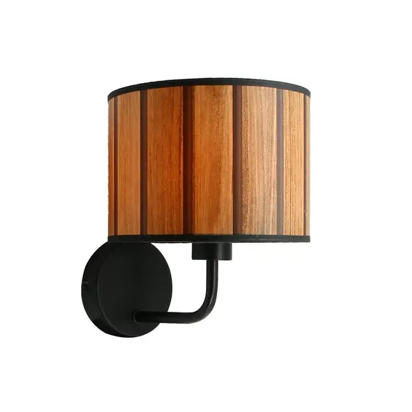 Applique tasso e14 d19 noir brun métropolight - METROPOLIGHT