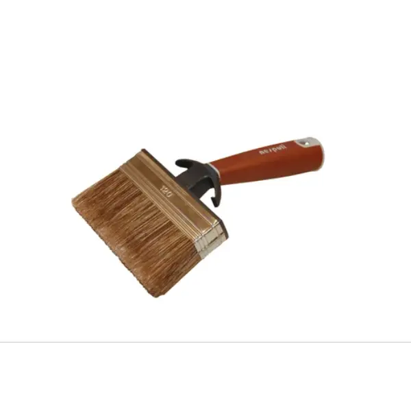 Brosse coudée spéciale lasure "Traitement Bois" 120x30