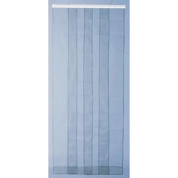 Moustiquaire de porte rideau - Arles - 100 x 220 cm - fibre de verre bleue 4 bandes - Jardiline