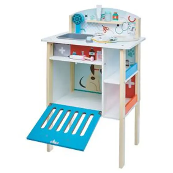 Stand vétérinaire 2-en-1 en bois