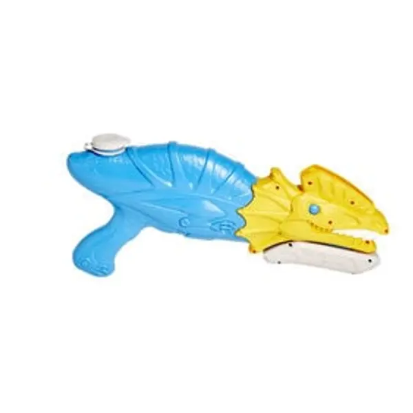 Pistolet à eau dinosaure Funky bleu et jaune