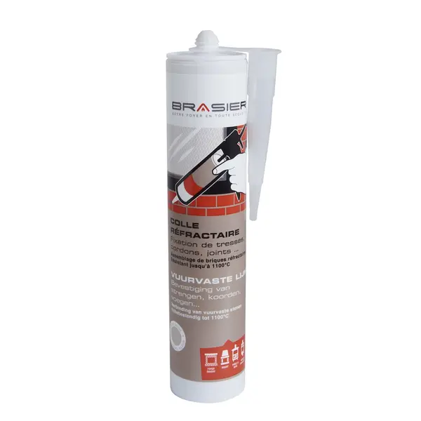 Mastic réfractaire Brasier - Cartouche 310 ml - Joncoux