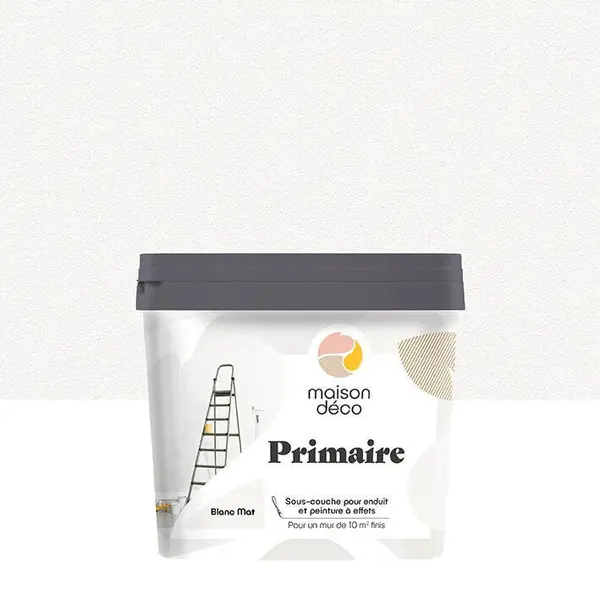 Primaire D'accrochage pour peinture a effet, blanc, 1.000 l - MAISON DECO