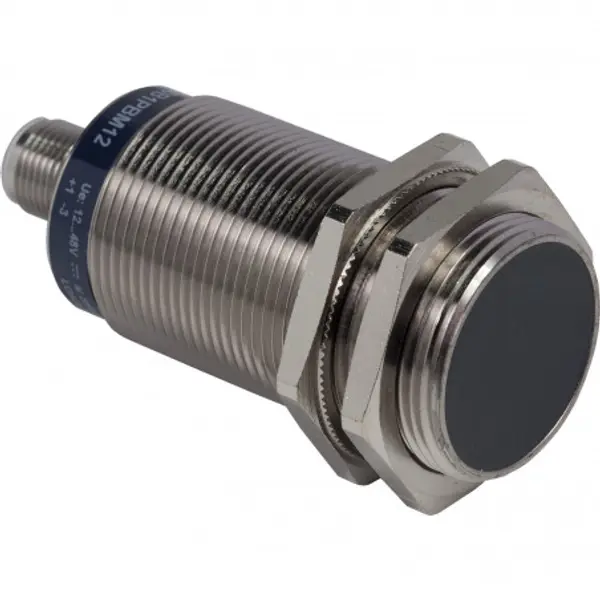 XS630B1PBM12 Schneider OsiSense XS6 - détecteur inductif - M30 - L74mm - laiton - Sn 15mm - conn. M12 Telemecanique