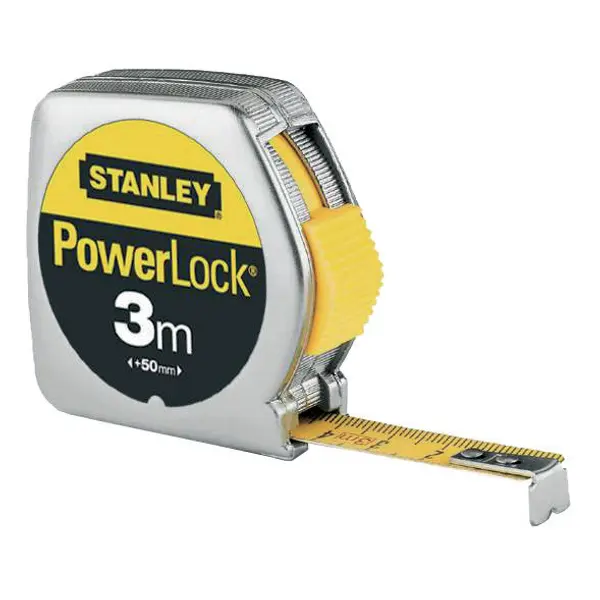 Mesure Powerlock ABS 3mx12,7mm - STANLEY
