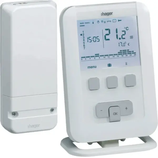 Thermostat d'ambiance radio programmable digital - Flash TAP