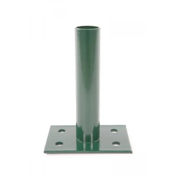Platine pour Poteau rond VERT ø 45mm - FILIAC