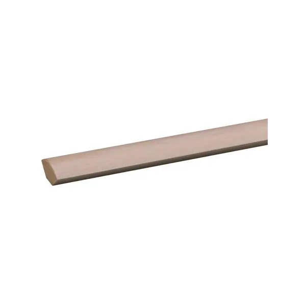 Moulure quart de rond en pin 270 x 2,2 x 2,2 cm