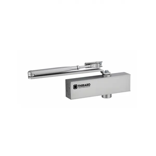 Ferme-porte automatique hydraulique Design force 3, argent - THIRARD