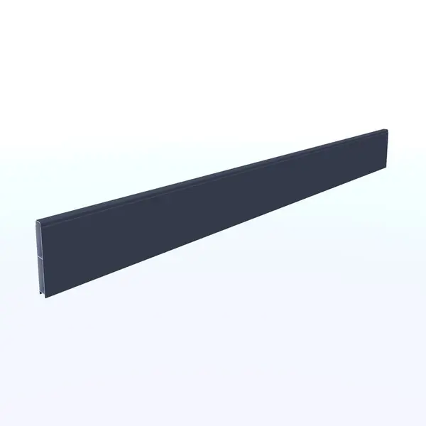Lame De Clôture Aluminium Pleine Klos-Up ! Gris Zinc, H.15 X L.145 Cm - KLOS UP