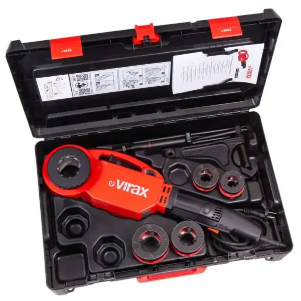 Filière Phenix IV 230v BSPT 1/2''-1.1/4'' 4 têtes Virax