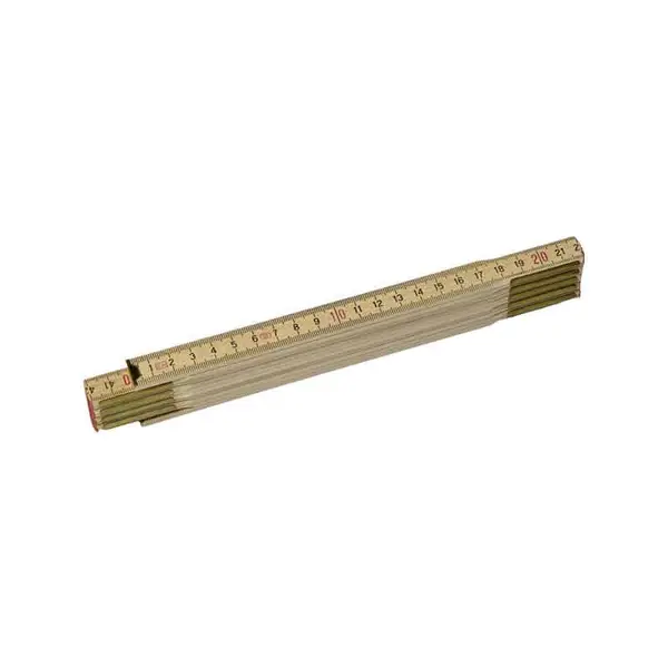 STANLEY Mètre pliant de menuisier 2mx15mm bois naturel - 0-35-455