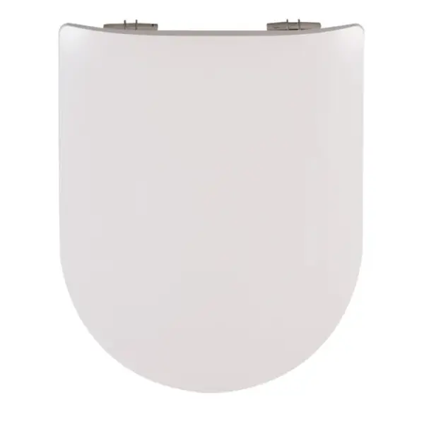 Abattant WC double Wood Slim à descente assistée - blanc