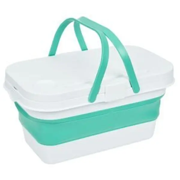 Panier pique-nique pliable 2en1 45x25,8xH24cm