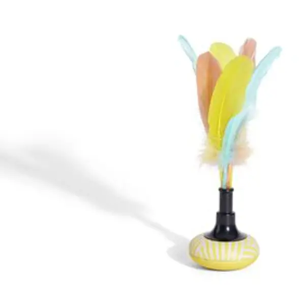 Jeu pétéca Ø7xH25cm base jaune
