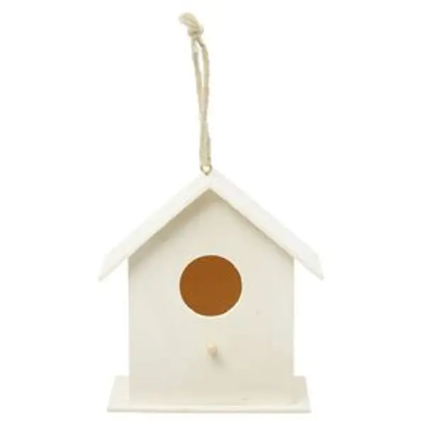 Nichoir à oiseau 10,5x7x11cm marron