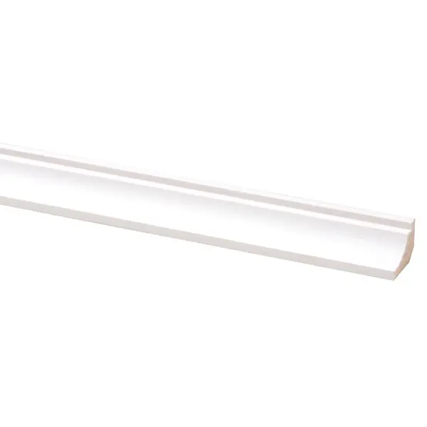 Moulure corniche en pin blanche 240 x 3,2 x 2,1 cm