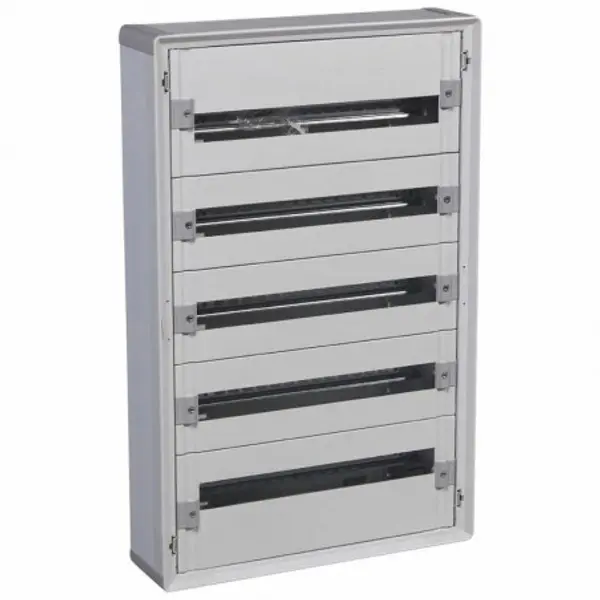 401805 Legrand Tableau de distribution isolant XL3 160 - 5 rangées de 24 modules - Tout modulaire prêt à l'emploi