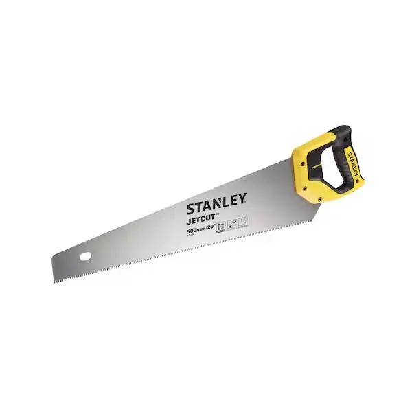 Scie égoïne Jet-Cut- Coupe de débit 500mm (moyenne section) Stanley