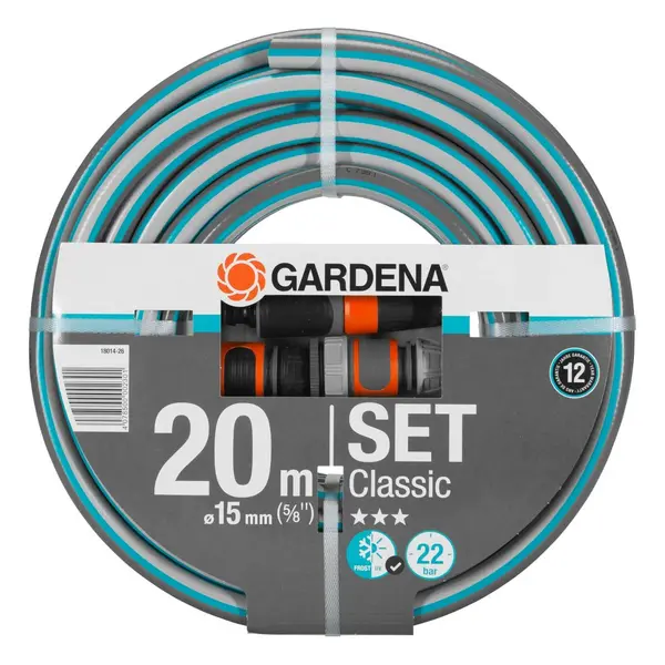 Tuyau d'arrosage Classic Ø 15 mm + accessoires d'arrosage - GARDENA