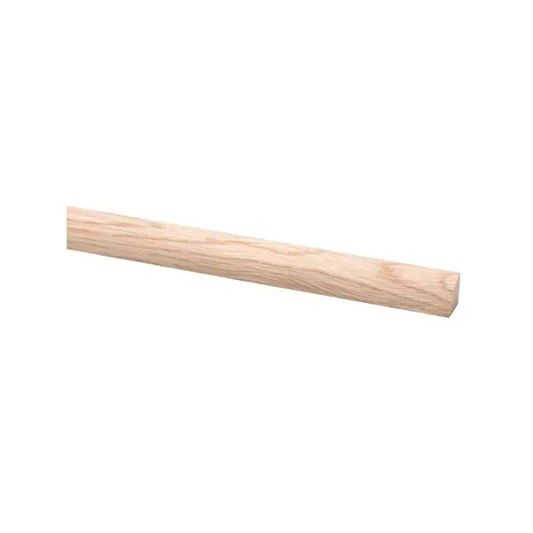 Moulure quart de rond en chêne 240 x 1,7 x 1,7 cm