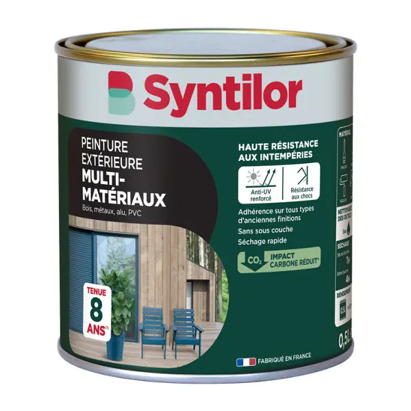 Peinture extérieure multisupport rouge basque satin 2 L
