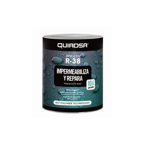 Membrane Liquide D'Etancheite R38 Gris 5Kg Quiadsa