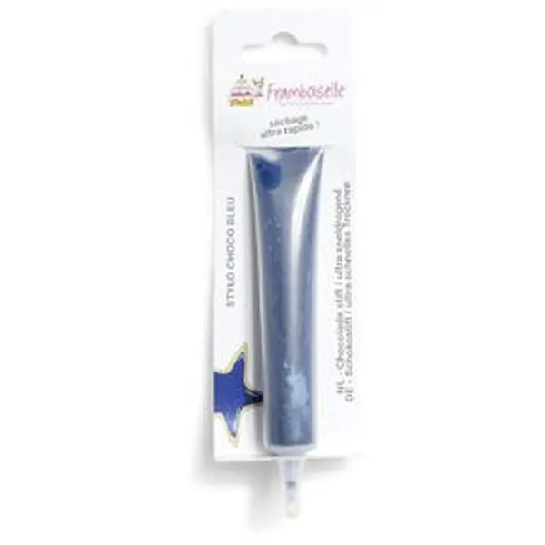 Stylo à pâtisserie choco bleu Framboiselle 25g
