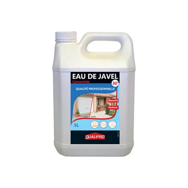Eau de javel 5 L pour détacher et blanchir