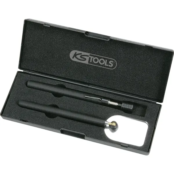Coffret aimant et miroir télescopique