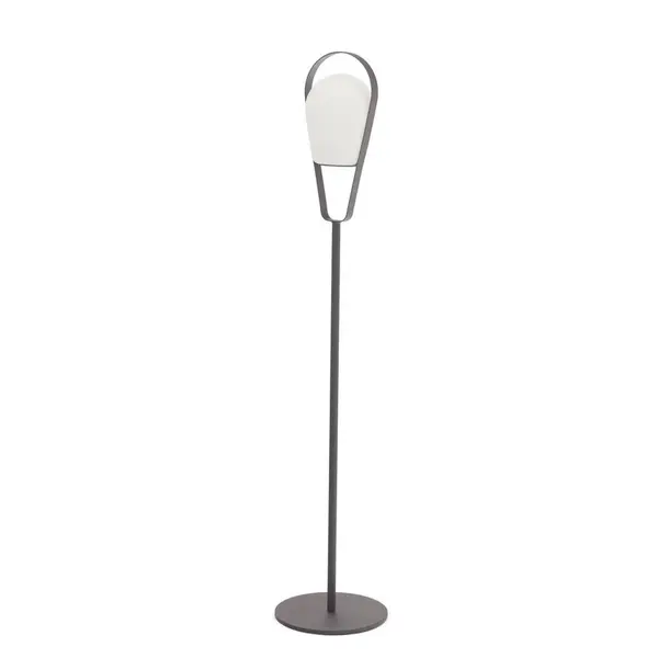 Lampe sur pied haut Bob - 24 x 24 x 148 cm - graphite - PROLOISIRS