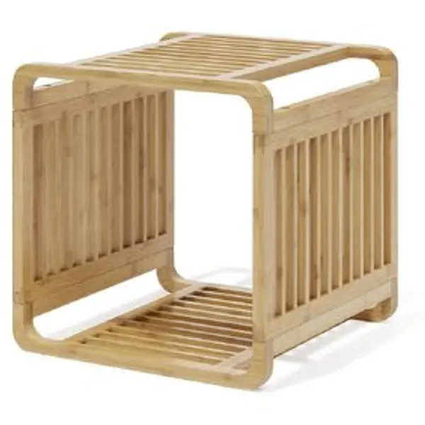 Étagère 1 case Macao bambou naturel - L.33xP.33xH.33 cm