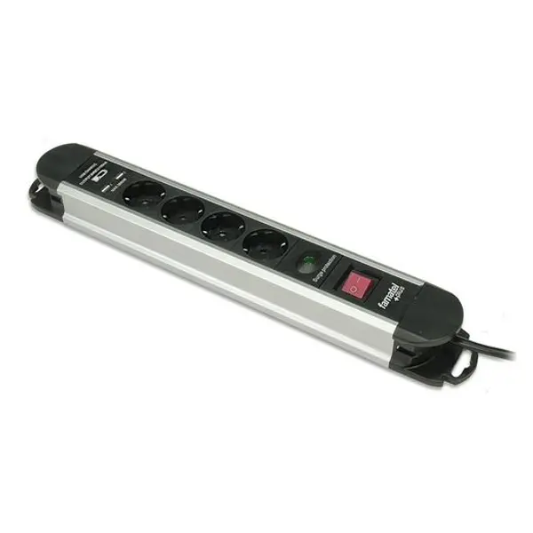 Base Enchufe Multiple 4 Tomas C/Usb