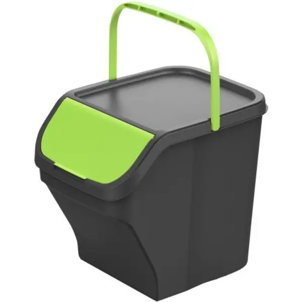 Cubo Basura Reciclaje Apilab. 25lt Verde