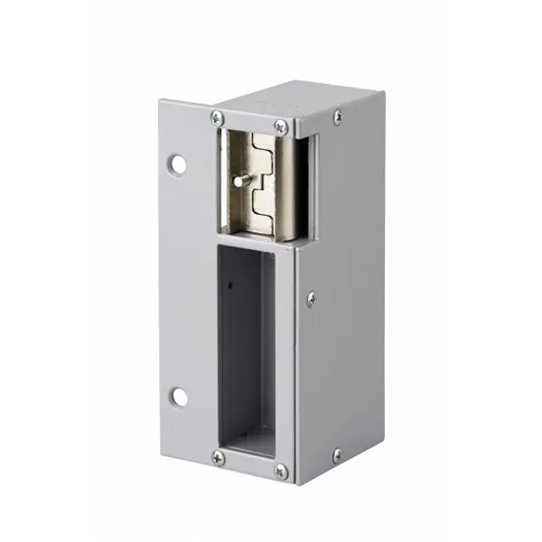 Gâche électrique pour serrure verticale en applique, réversible, 12V, compatible extérieur, gris - THIRARD