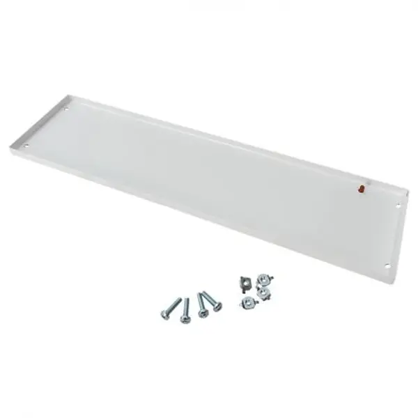 TCM150F IDE Plastron plein fixe métal 150mm - compatible coffret Atlantic IDE et Atlantic Plus