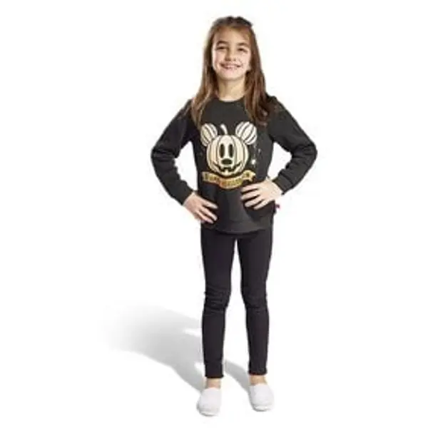 Pull enfant Disney Halloween Mickey phosphorescent 11/14ans