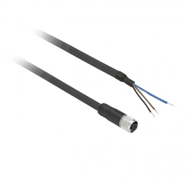 XZCP0566L10 Schneider OsiSense XZ - connecteur pré-câblé - droit femelle - M8 - 3 broches