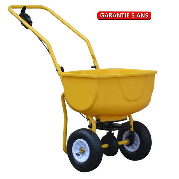 Epandeur à sel de 27L - roues gonflabes - PERRIN