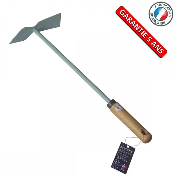 Serfouette à oignons panne et langue - manche extra-long bois PEFC - PERRIN