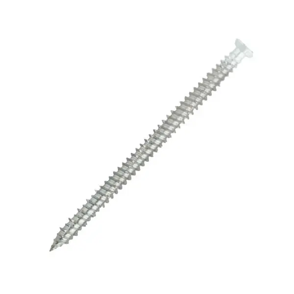 Vis Beton Tete Fraisee D7.5 Blanc Ral 7035 Boite De 100 Scell-It