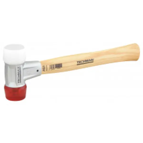 Maillet non-marquant - embouts interchangeables Embout rouge - Ø40 mm - TECHMAN